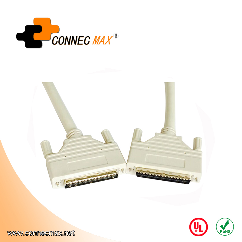 HP-CN 68pin M/M cable with Screw, Molding Type