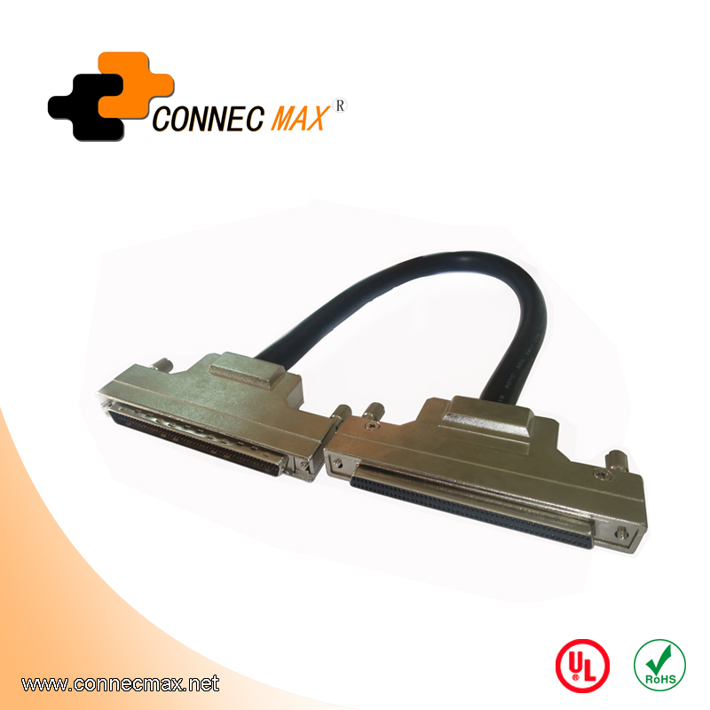 HP-DB 100Pin M/F cable with Screw, Assembly Type