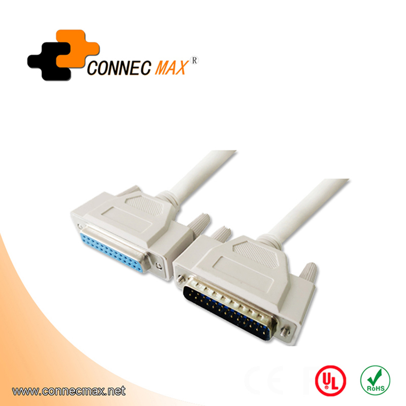 DB25 male to female cable