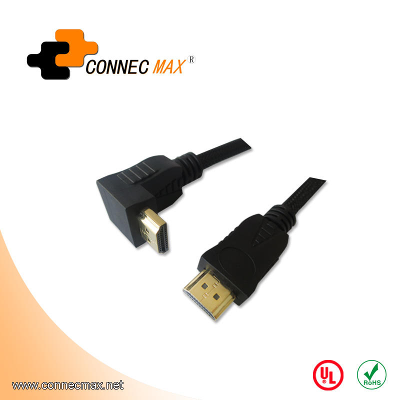 HDMI 90 Degree Male to Male Cable 