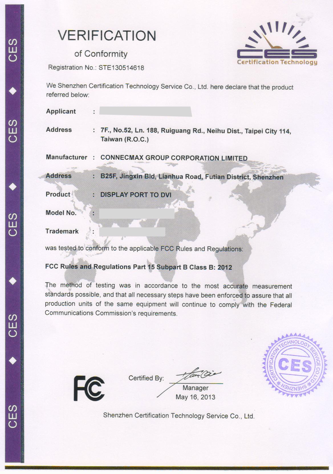 Displayport to DVI Converter Cable
