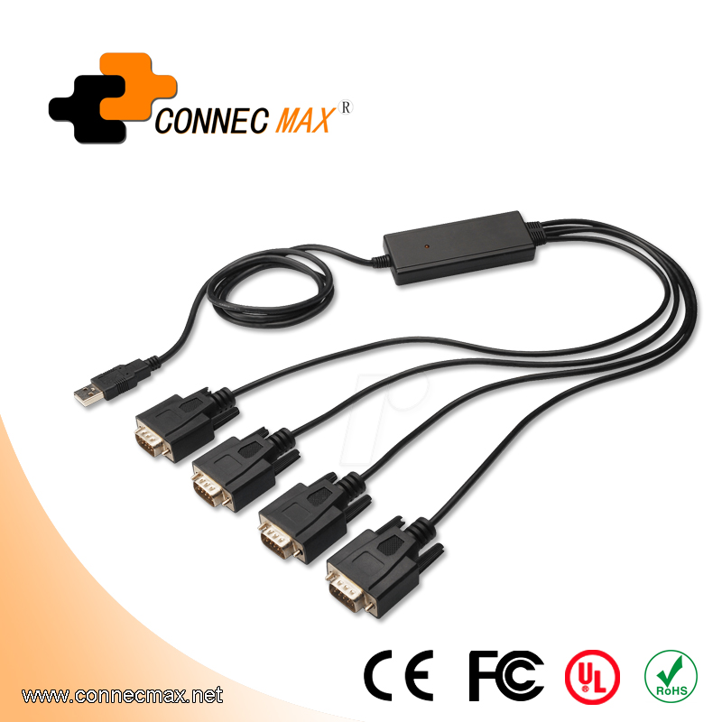 4 Port RS232 to USB Cable