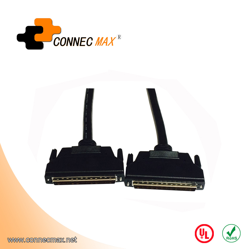 HP-DB 100Pin M/M cable with Screw, Molding Type