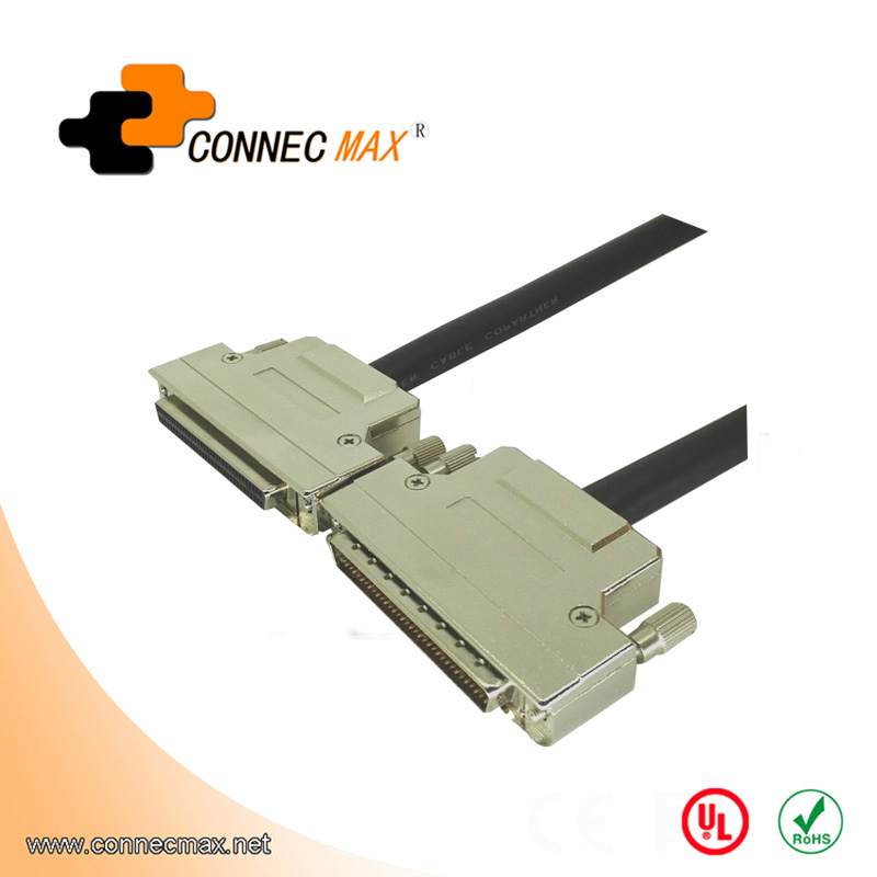 HP-DB 68Pin M/F cable with Screw, Assembly Type